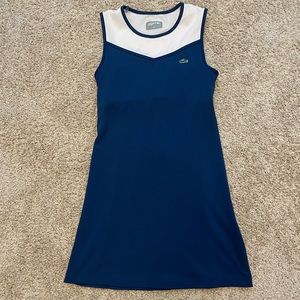 EUC Lacoste navy tennis dress